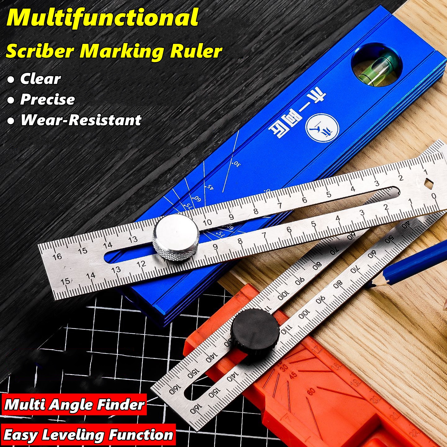 Woodworking Equipment - Scriber Marking Tools, Multi Angle Finder