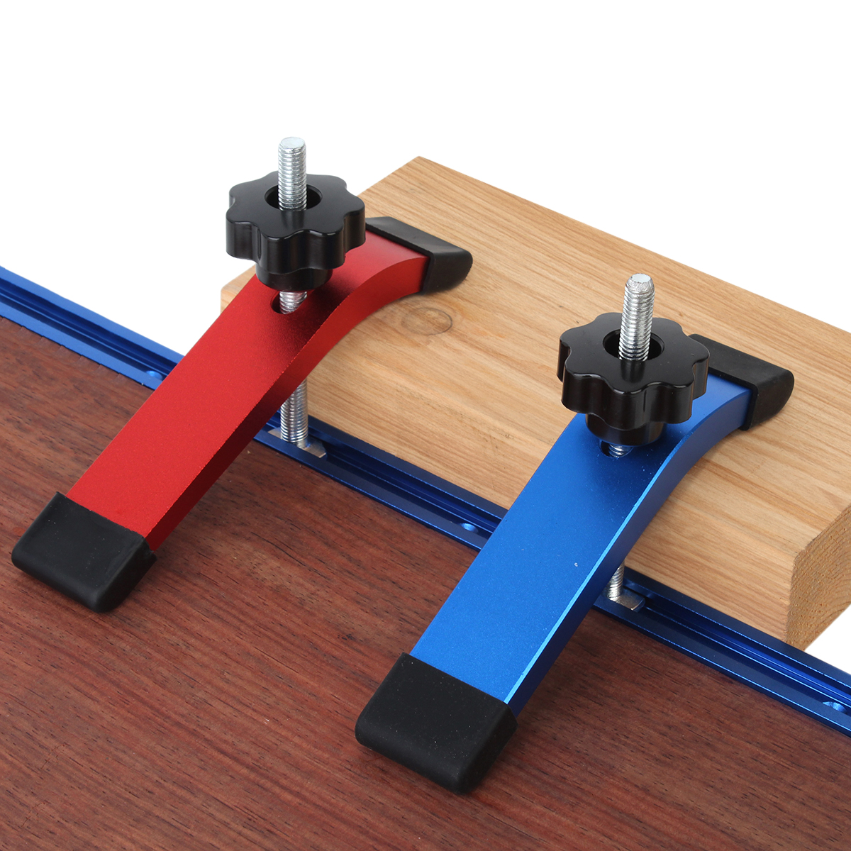 Woodworking Quick Clamps - Quick Acting T-Track Hold Down Clamp