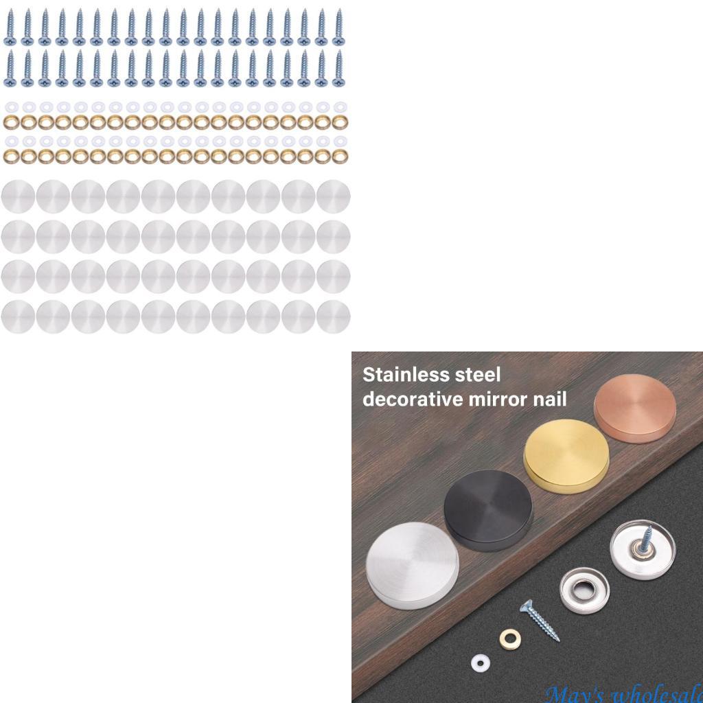 Woodworking Kitchen Projects - 40pcs Steel Screw Caps Covers Furniture