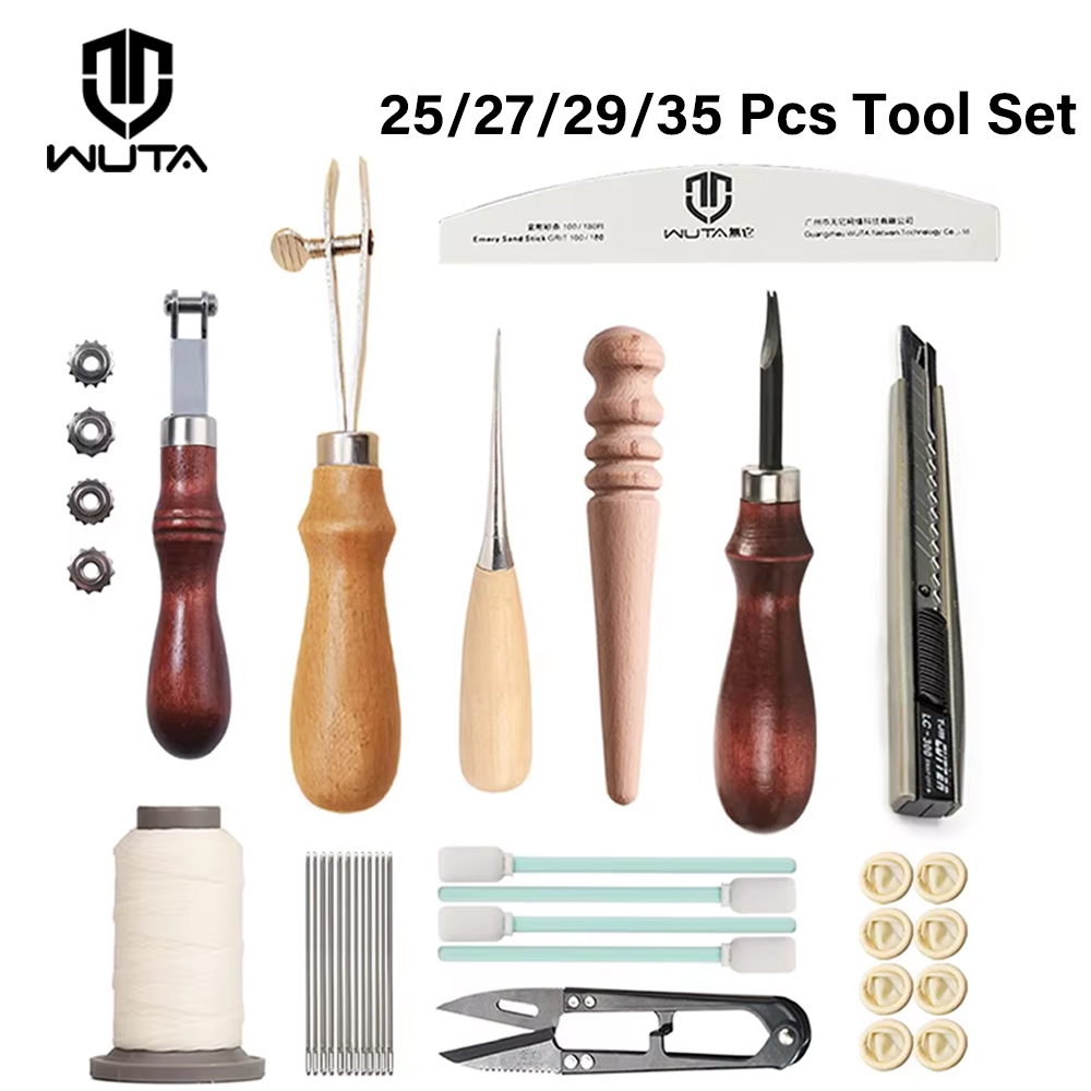 Woodworking Tool Stores - WUTA Professional Leather Craft Tools Kit