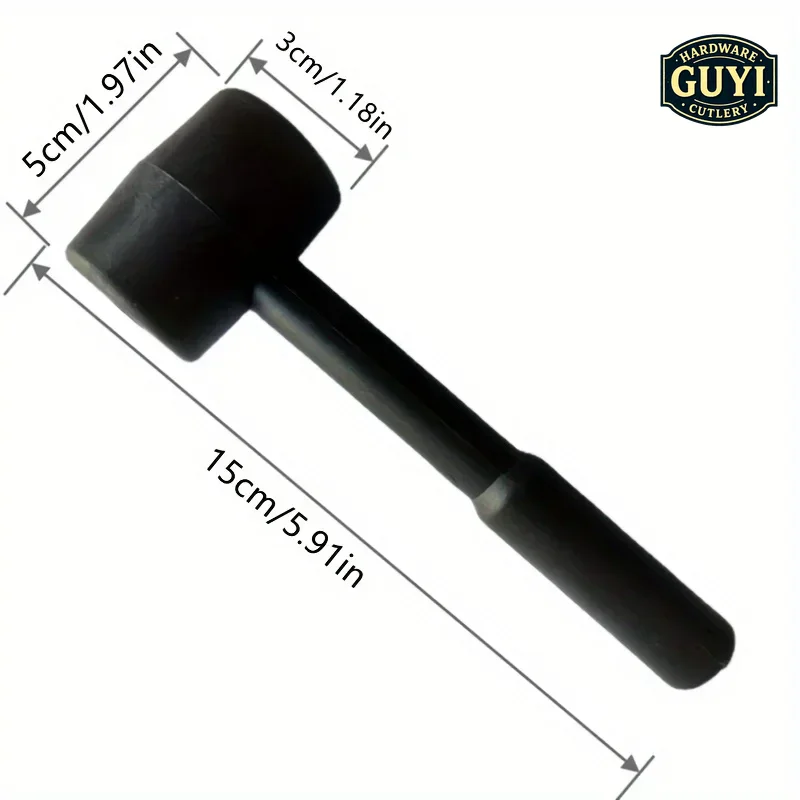 Black rubber mallet - durable  - مراجعة Woodworking Gift Ideas وسعره