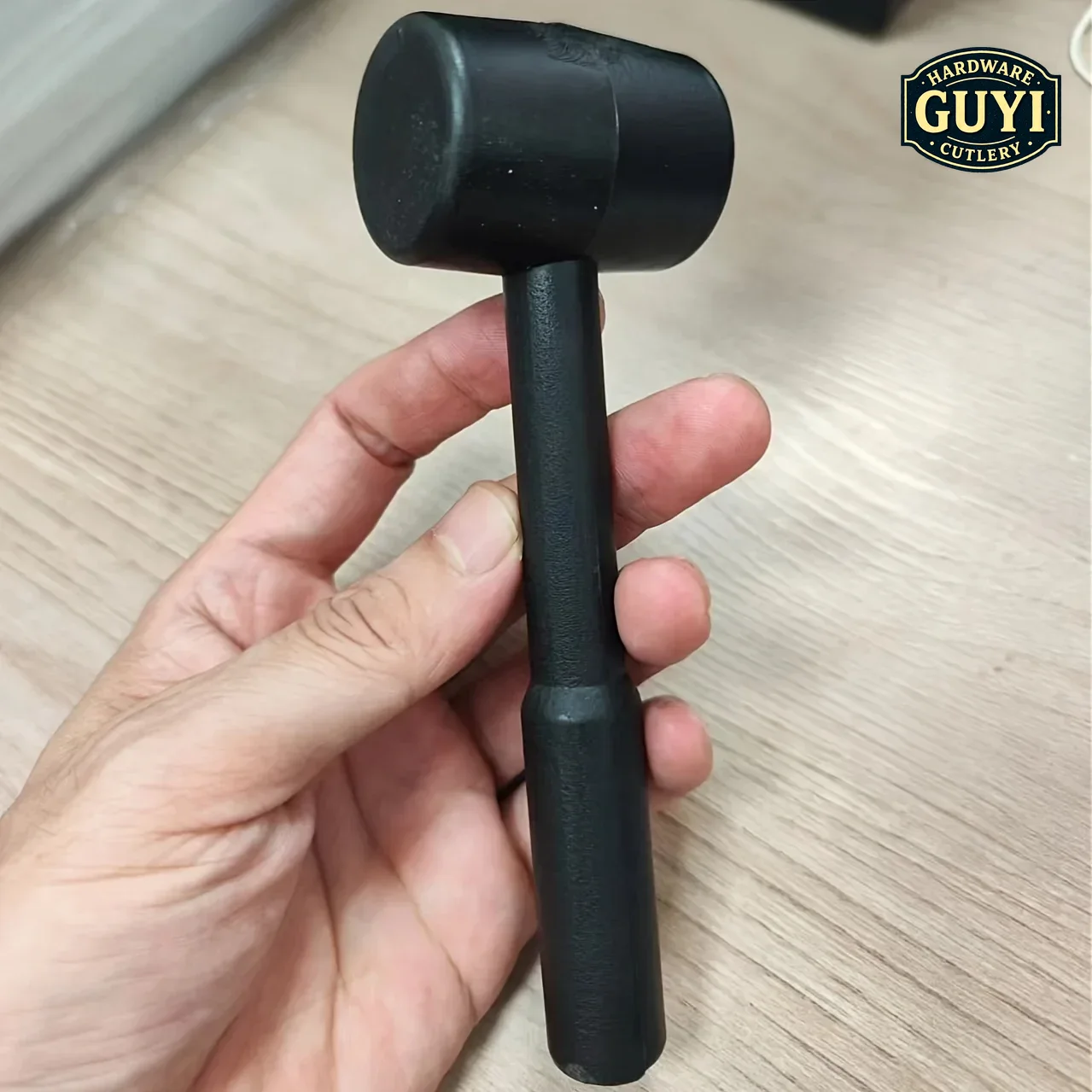 Black rubber mallet - durable  - مراجعة Woodworking Gift Ideas وسعره