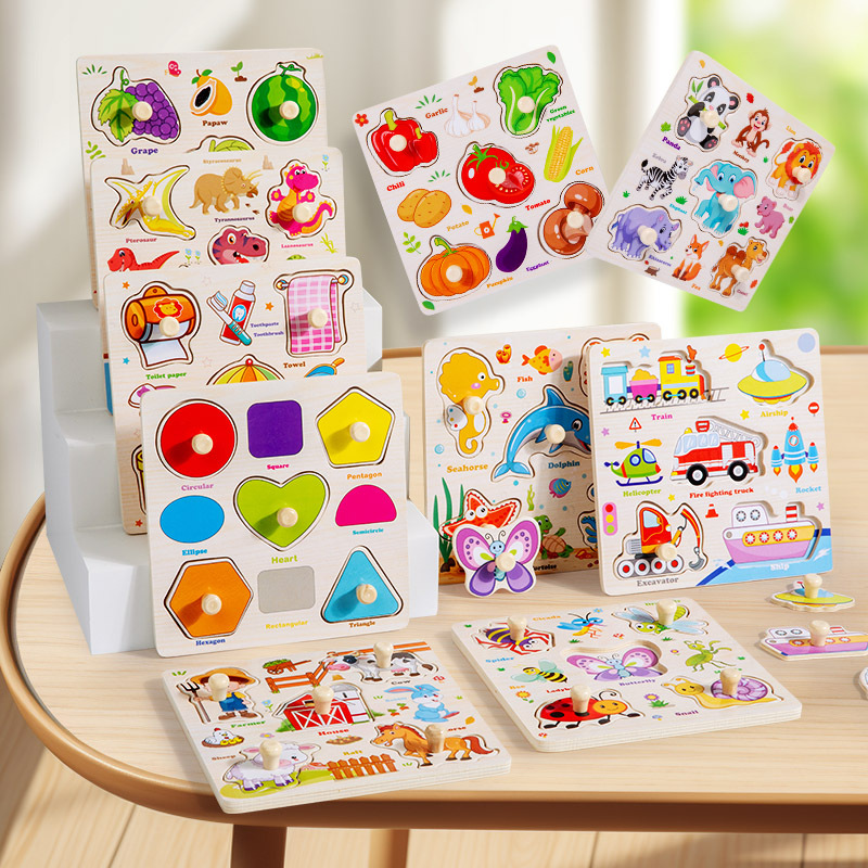Montessori Wooden Puzzles Toys - مراجعة Woodworking Jigsaw وسعره