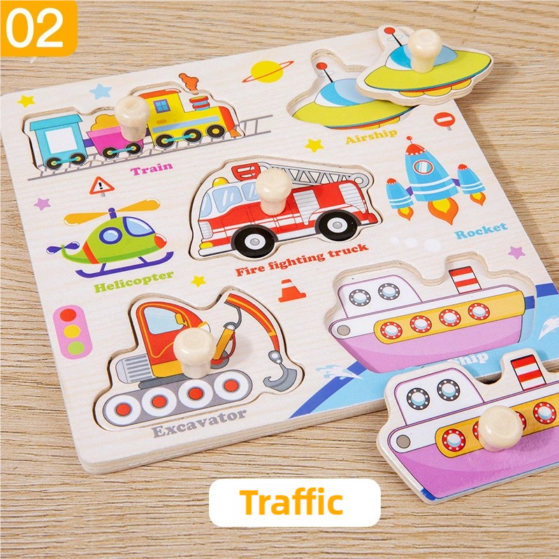 Montessori Wooden Puzzles Toys - مراجعة Woodworking Jigsaw وسعره