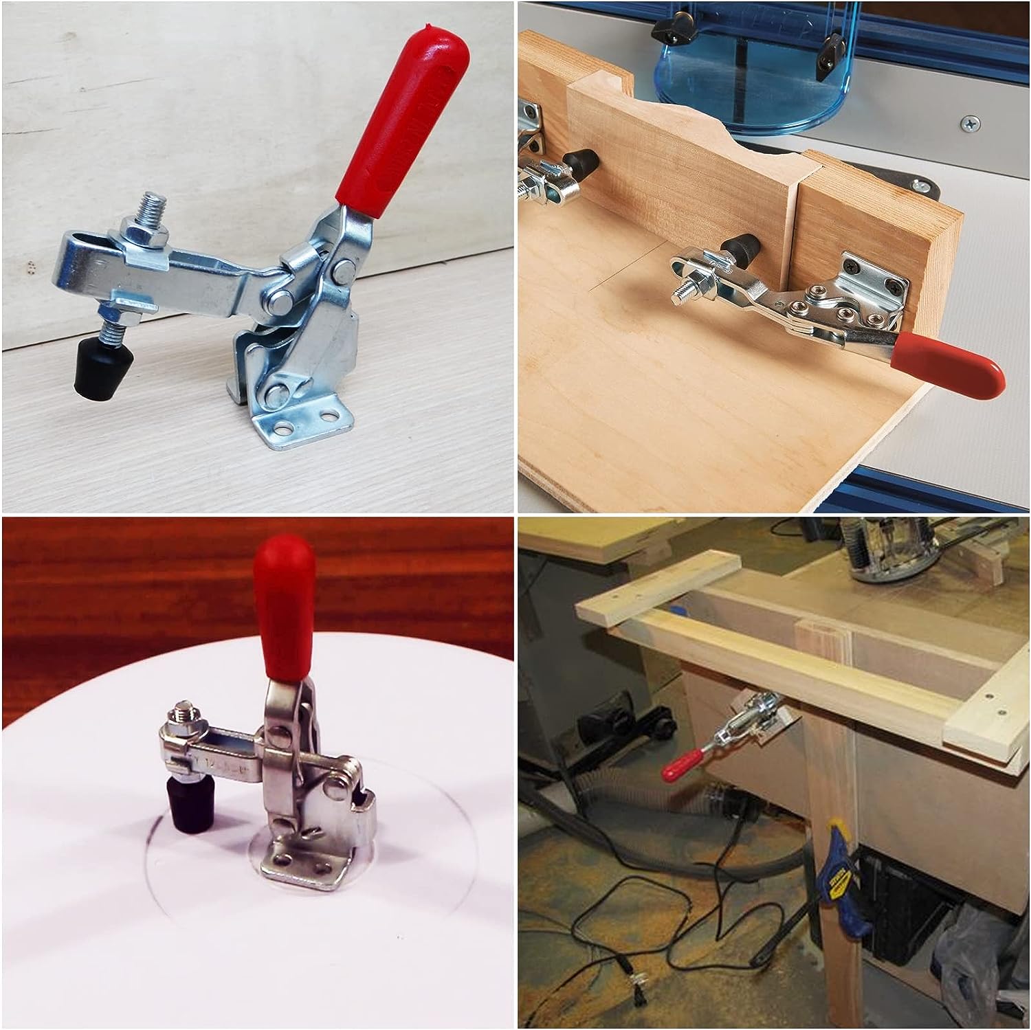 4Pcs Quick Release Hold Down T - مراجعة Woodworking Quick Clamps وسعره