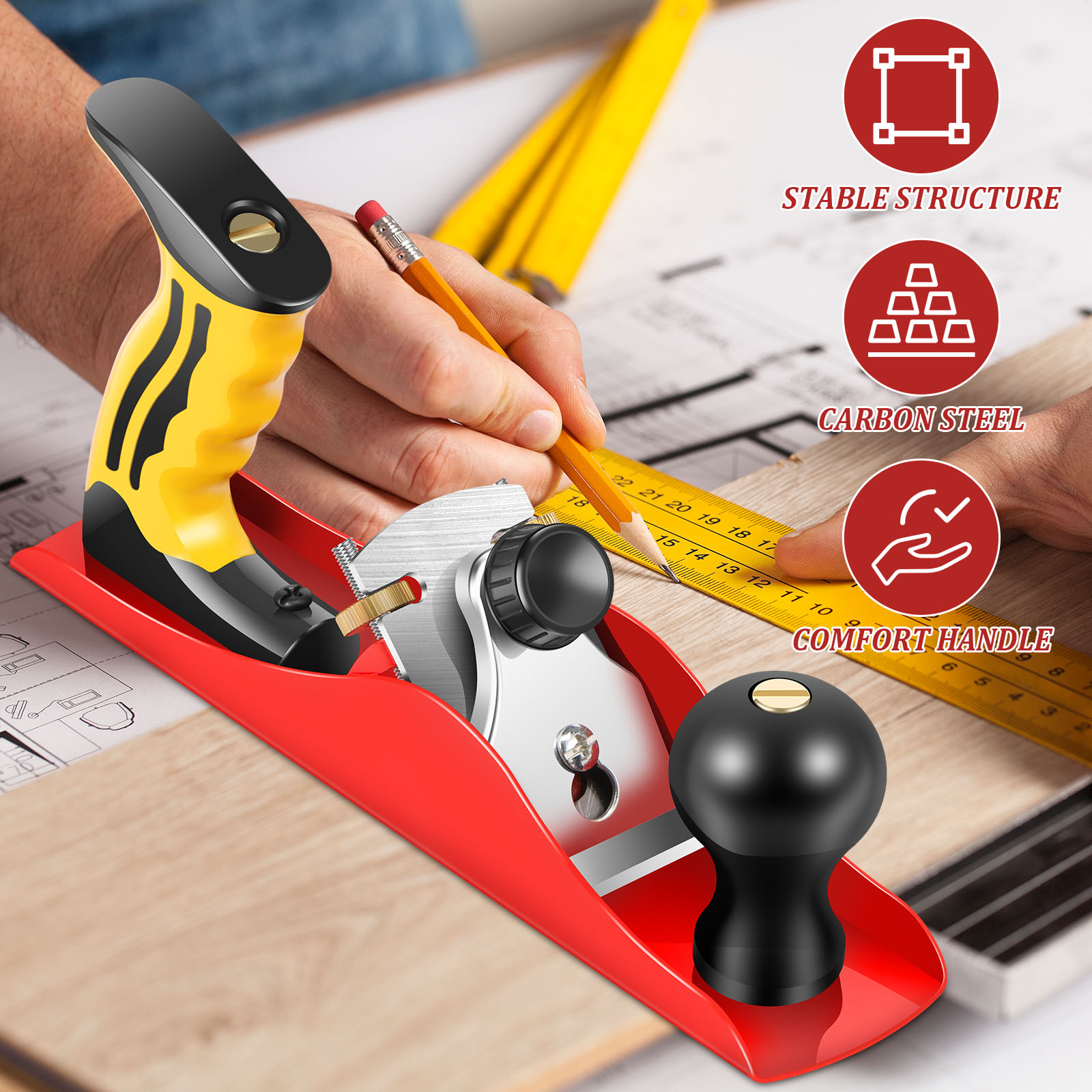 Wood Hand Planer Set Hand Tool - مراجعة Woodworking Tool Stores وسعره