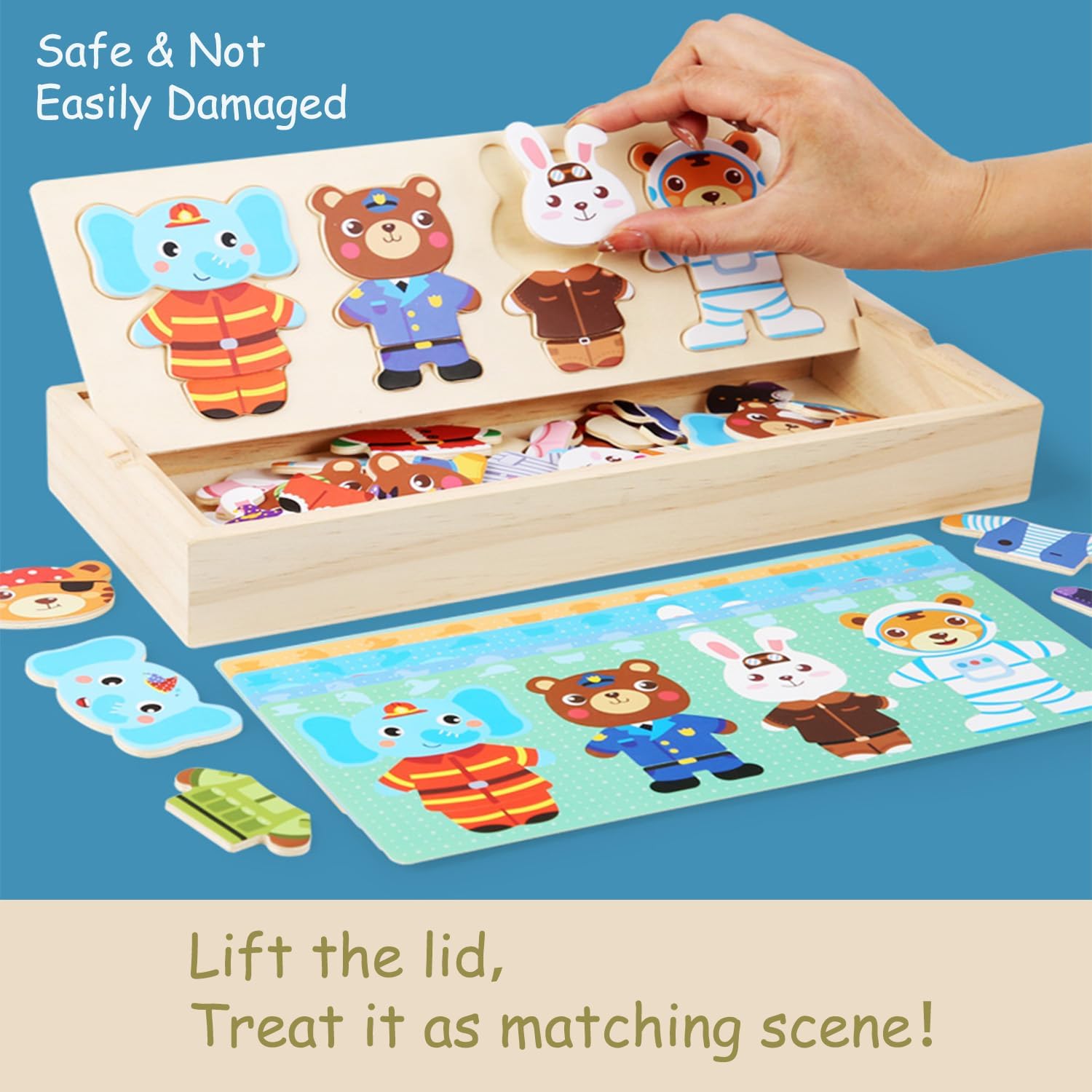 Wooden Jigsaw Bear Family Puzz - مراجعة Woodworking Jigsaw وسعره