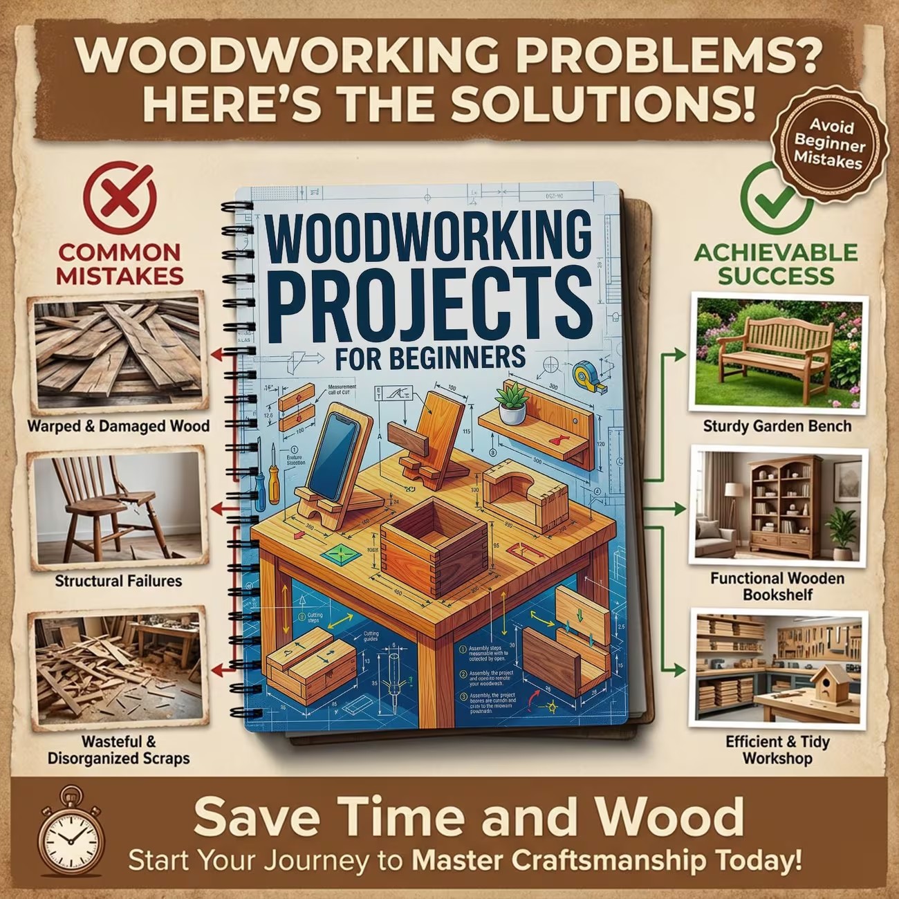 Easy Woodworking Plans for Beg - مراجعة Woodworking Ideas For Beginners وسعره