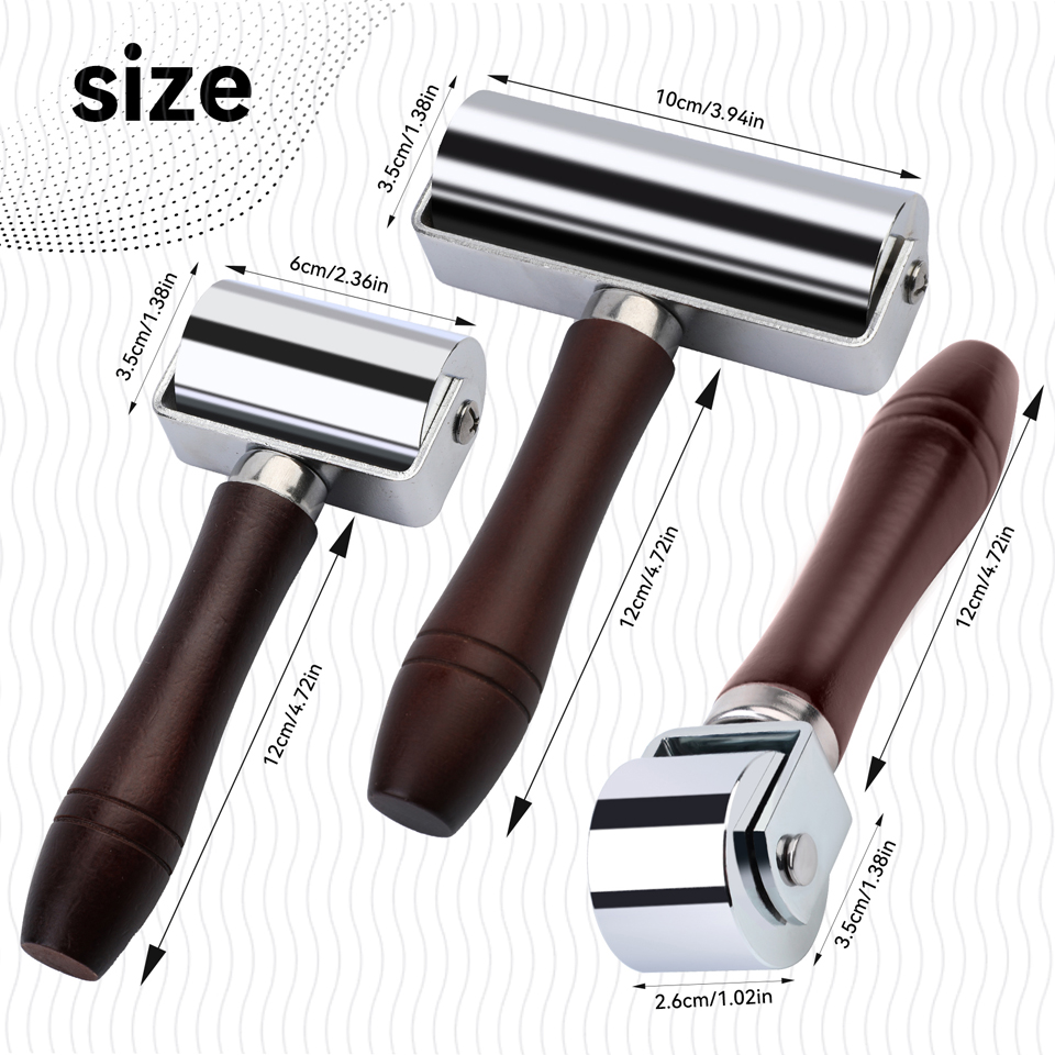 KRABALL Leather Press Edge Rol - مراجعة Woodworking Tool Stores وسعره
