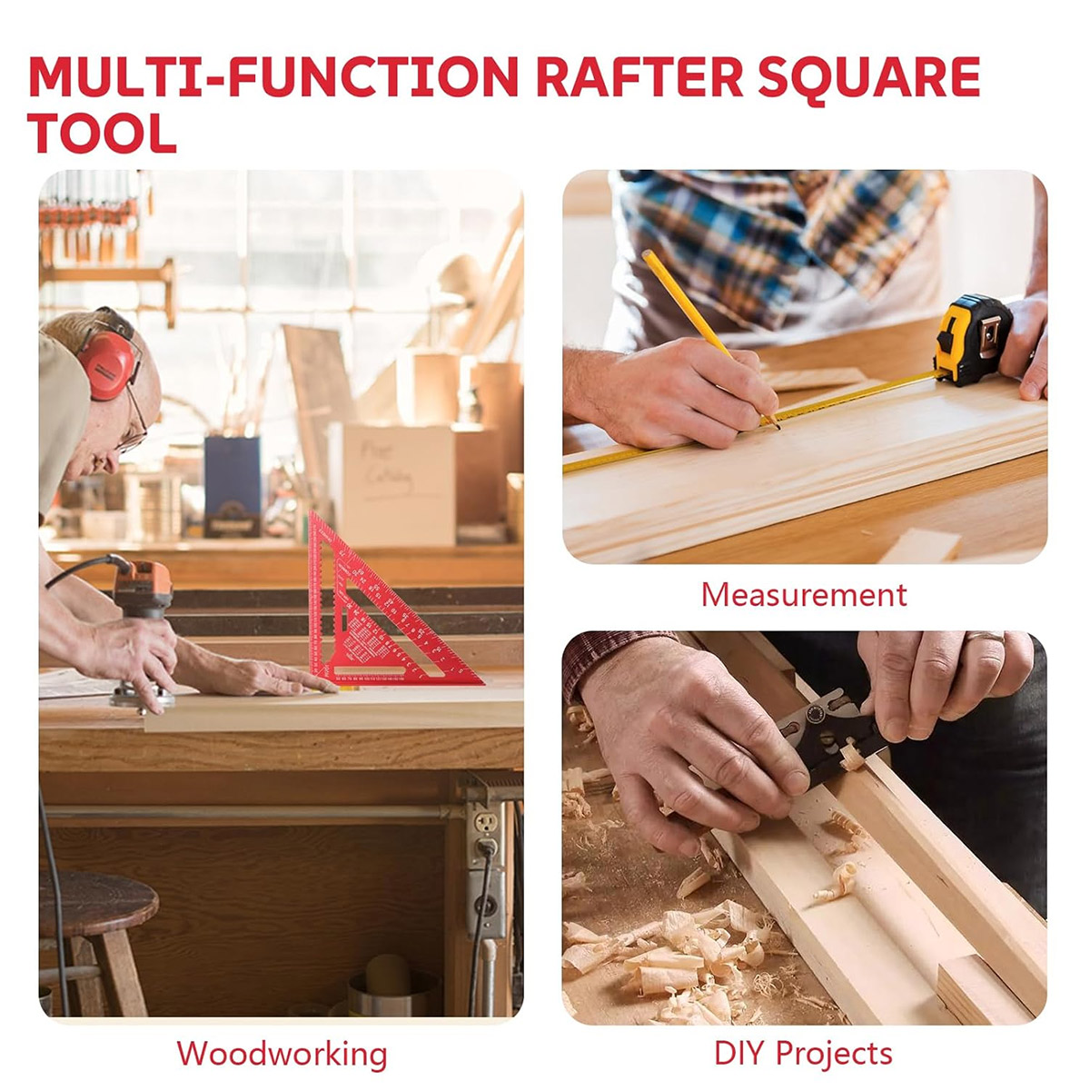 Aluminum Alloy Speed Square Hi - مراجعة Woodworking Equipment وسعره