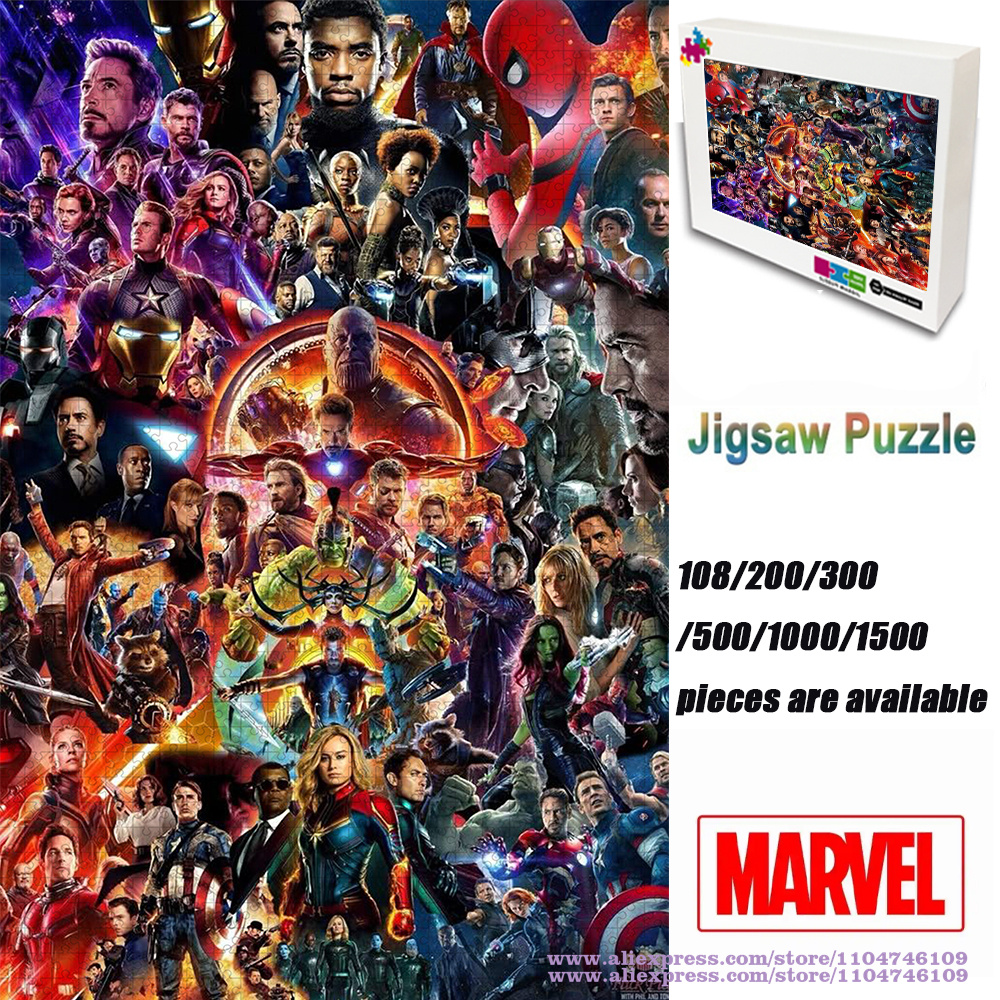 Marvel Characters Collections  - مراجعة Woodworking Jigsaw وسعره