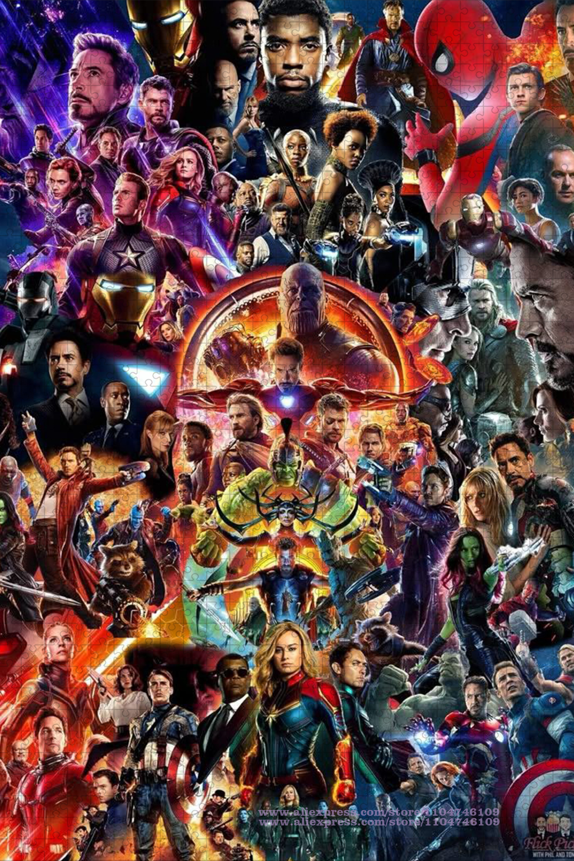 Marvel Characters Collections  - مراجعة Woodworking Jigsaw وسعره