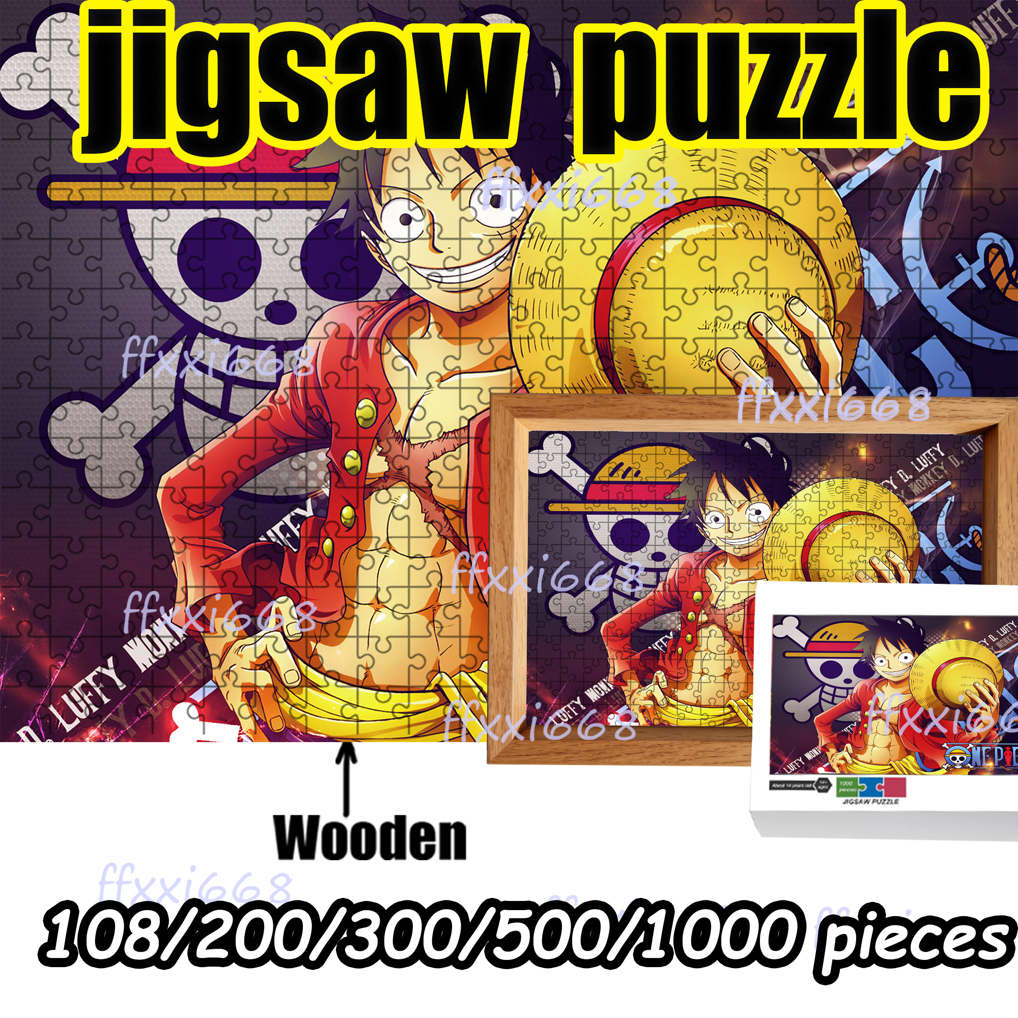 One Piece Luffy Zoro Chopper N - مراجعة Woodworking Jigsaw وسعره