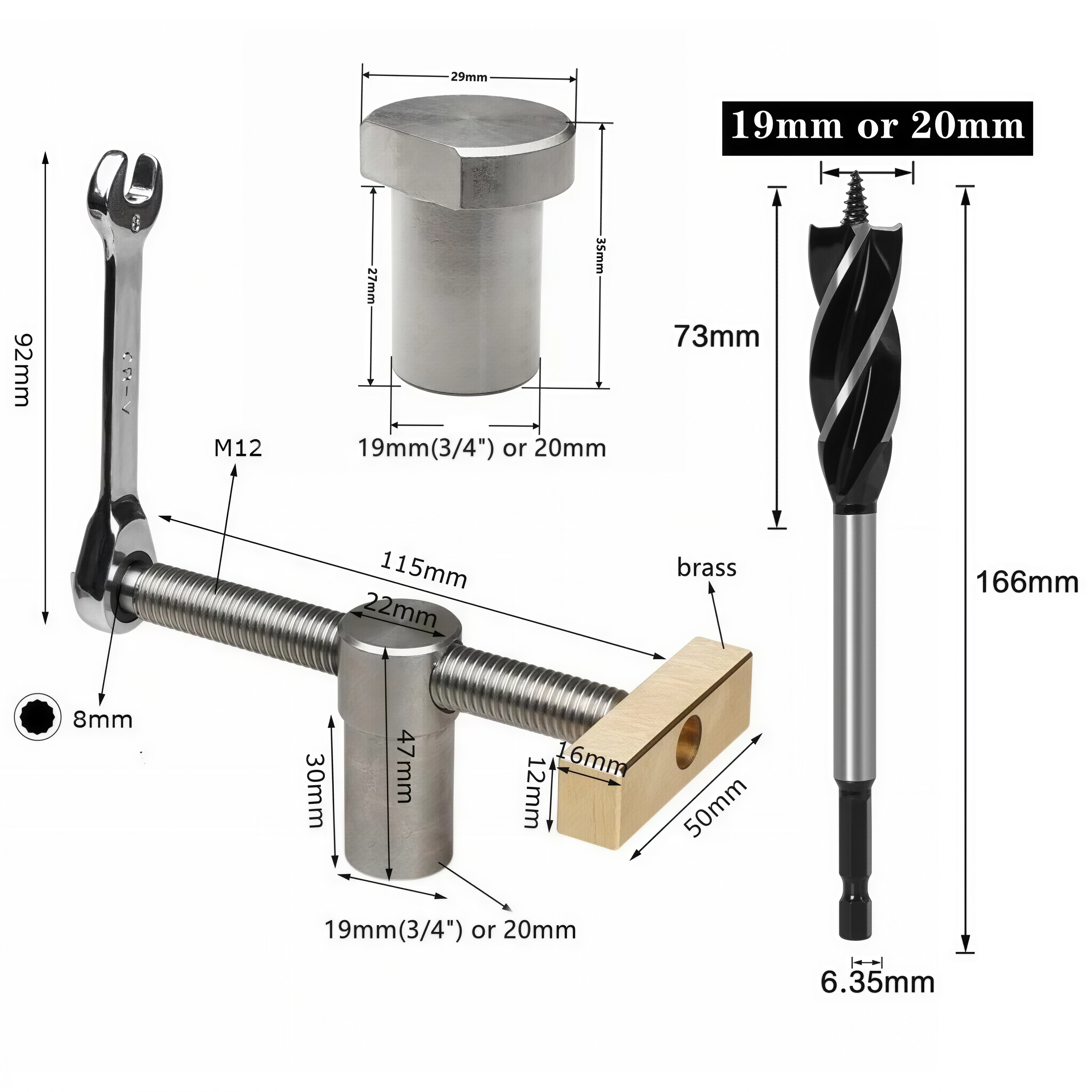 Woodworking Desktop Clip Clamp - مراجعة Woodworking Quick Clamps وسعره