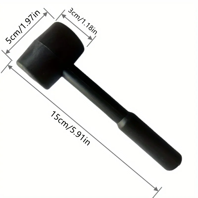 Black rubber mallet - durable  - مراجعة Woodworking Gift Ideas وسعره