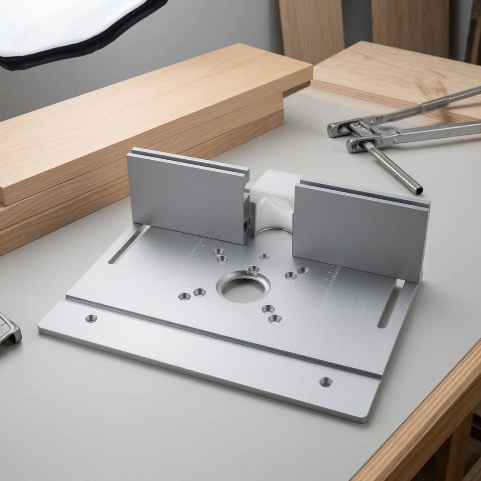 Router Table Insert Plate Coll - مراجعة Woodworking Table وسعره