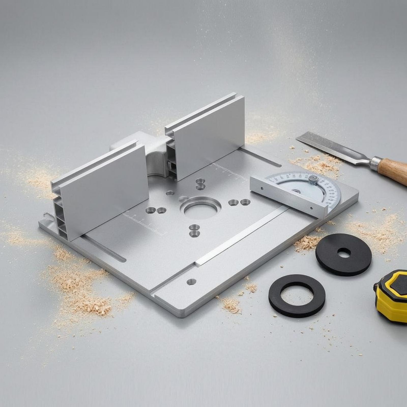 Router Table Insert Plate Coll - مراجعة Woodworking Table وسعره