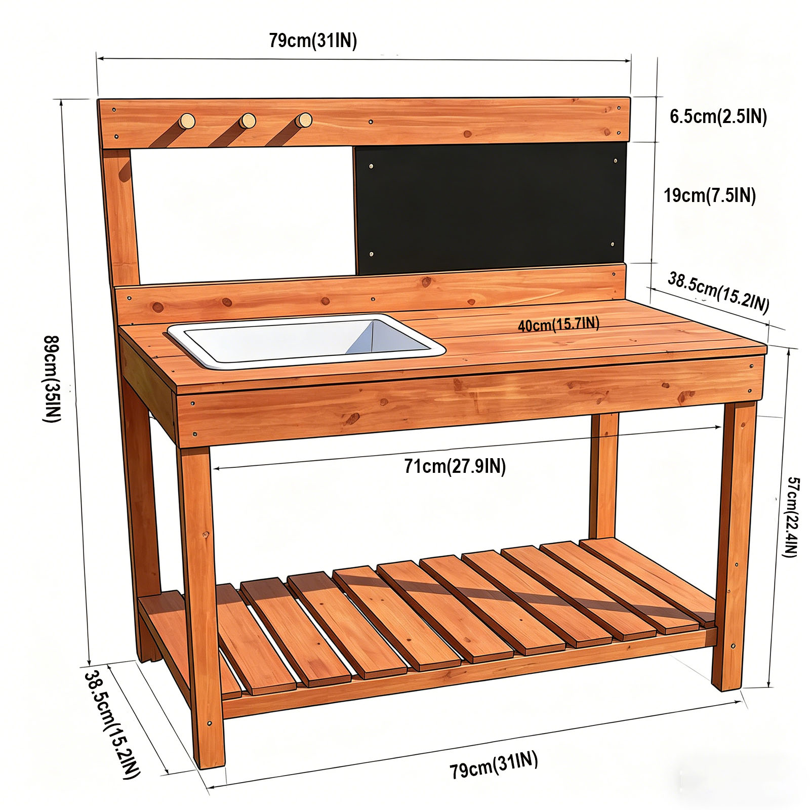 Wooden Potting Benches For Chi - مراجعة Workbench Woodworking وسعره
