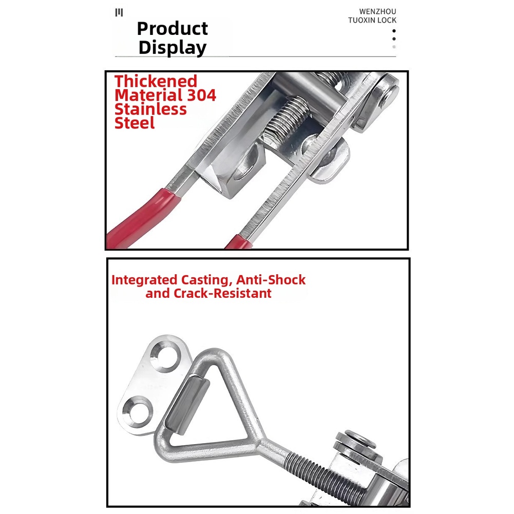 4Pcs Stainless Steel Fixture L - مراجعة Woodworking Quick Clamps وسعره