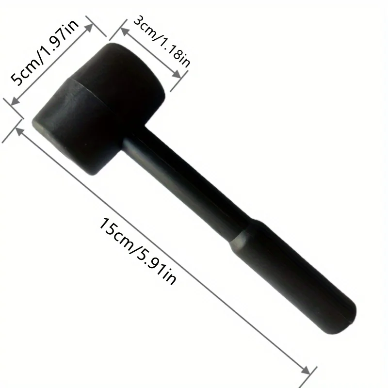 Black rubber mallet - durable  - مراجعة Woodworking Gift Ideas وسعره