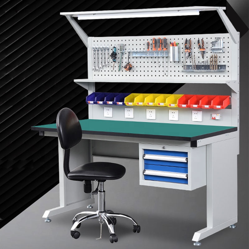 Adjustable ESD Workbench Made  - مراجعة Workbench Woodworking وسعره