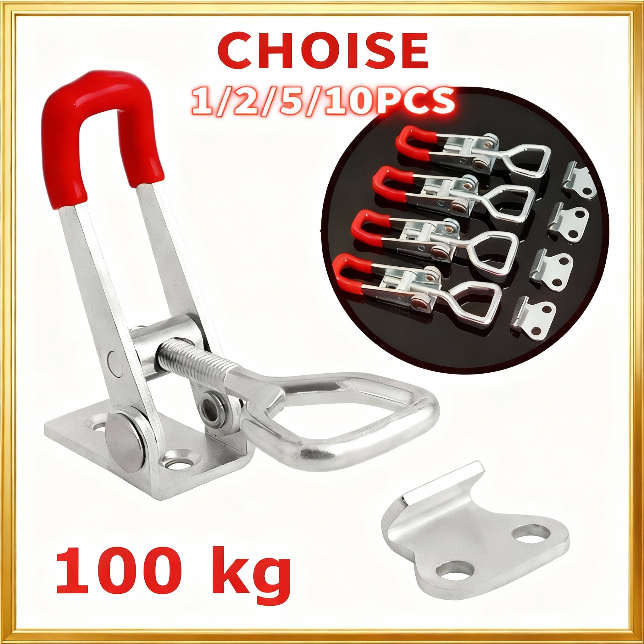 Adjustable Toggle Clamp Catch  - مراجعة Woodworking Quick Clamps وسعره