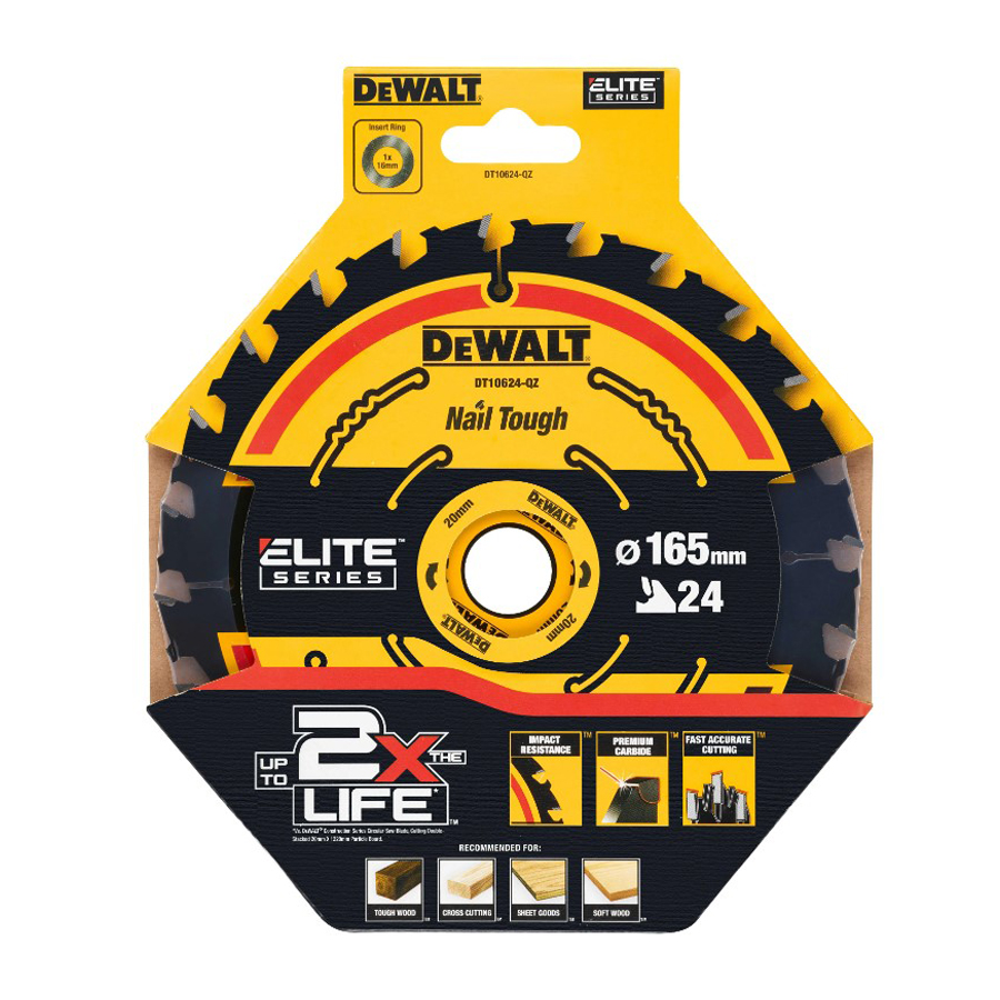 DEWALT DT10624-QZ 1/3pcs 24T C - مراجعة Woodworking Equipment وسعره