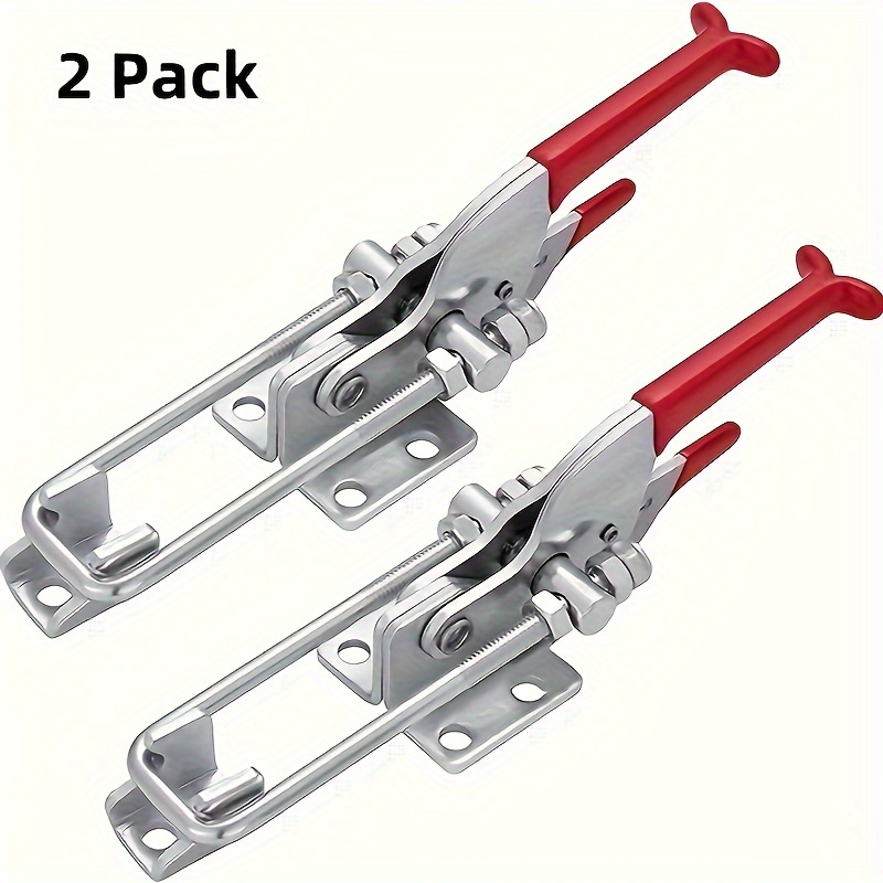 2Pcs Heavy-Duty Clamps Adjusta - مراجعة Woodworking Quick Clamps وسعره