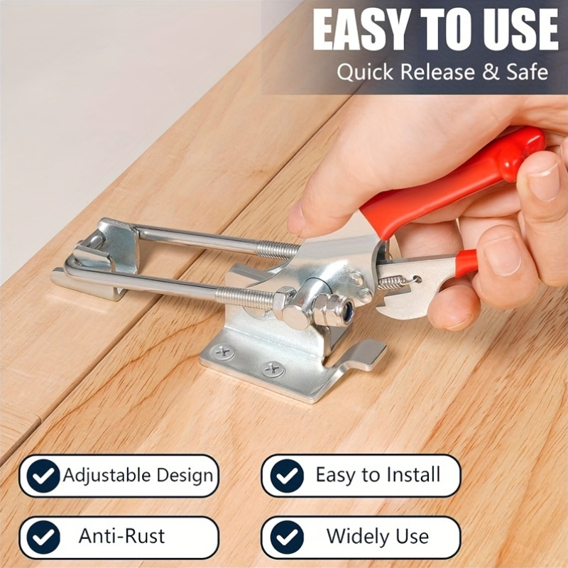 2Pcs Heavy-Duty Clamps Adjusta - مراجعة Woodworking Quick Clamps وسعره