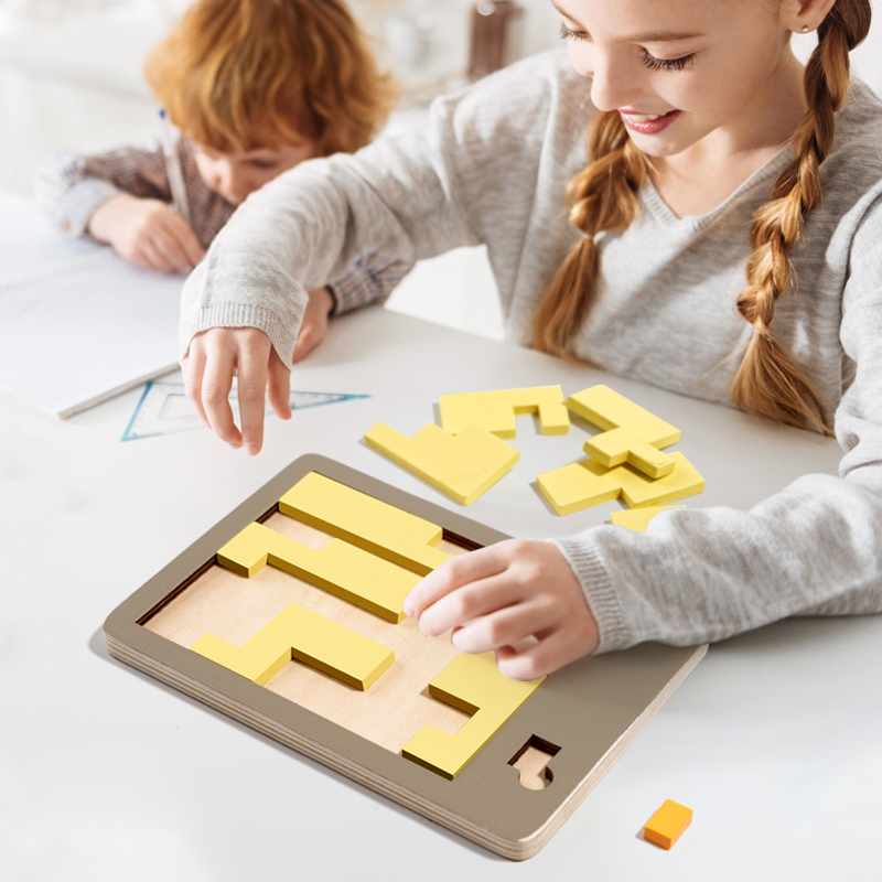 Wooden Geometric Puzzles Chall - مراجعة Woodworking Jigsaw وسعره