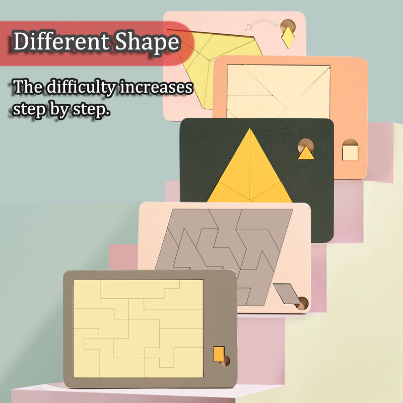 Wooden Geometric Puzzles Chall - مراجعة Woodworking Jigsaw وسعره