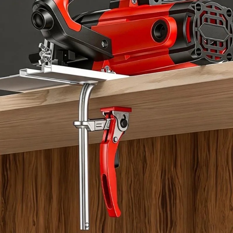 Heavy Duty Ratchet F Clamp Qui - مراجعة Woodworking Quick Clamps وسعره