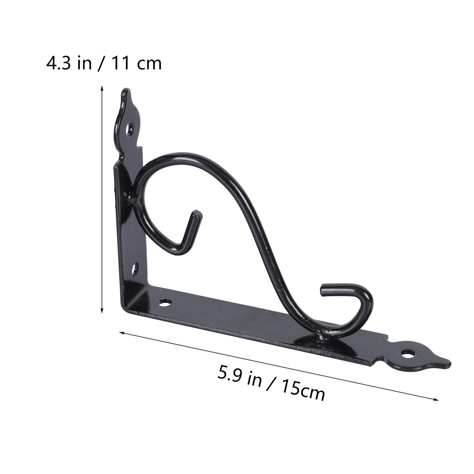 2Pcs Rustic Iron Wall Shelf Br - مراجعة Woodworking Kitchen Projects وسعره