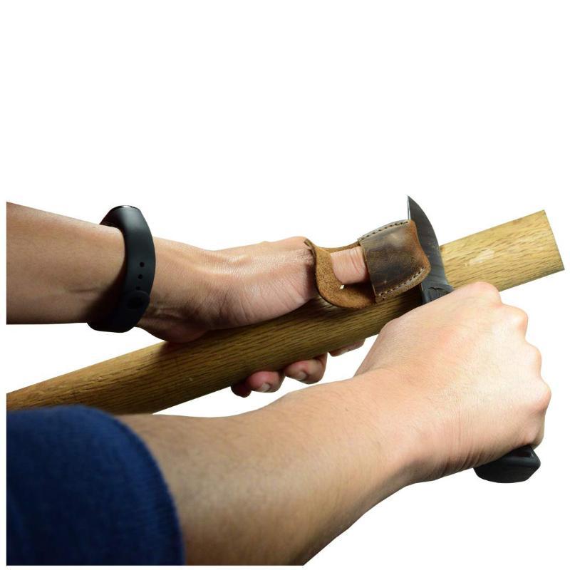 Cowhide Knife Sharpening Finge - مراجعة Woodworking Kitchen Projects وسعره
