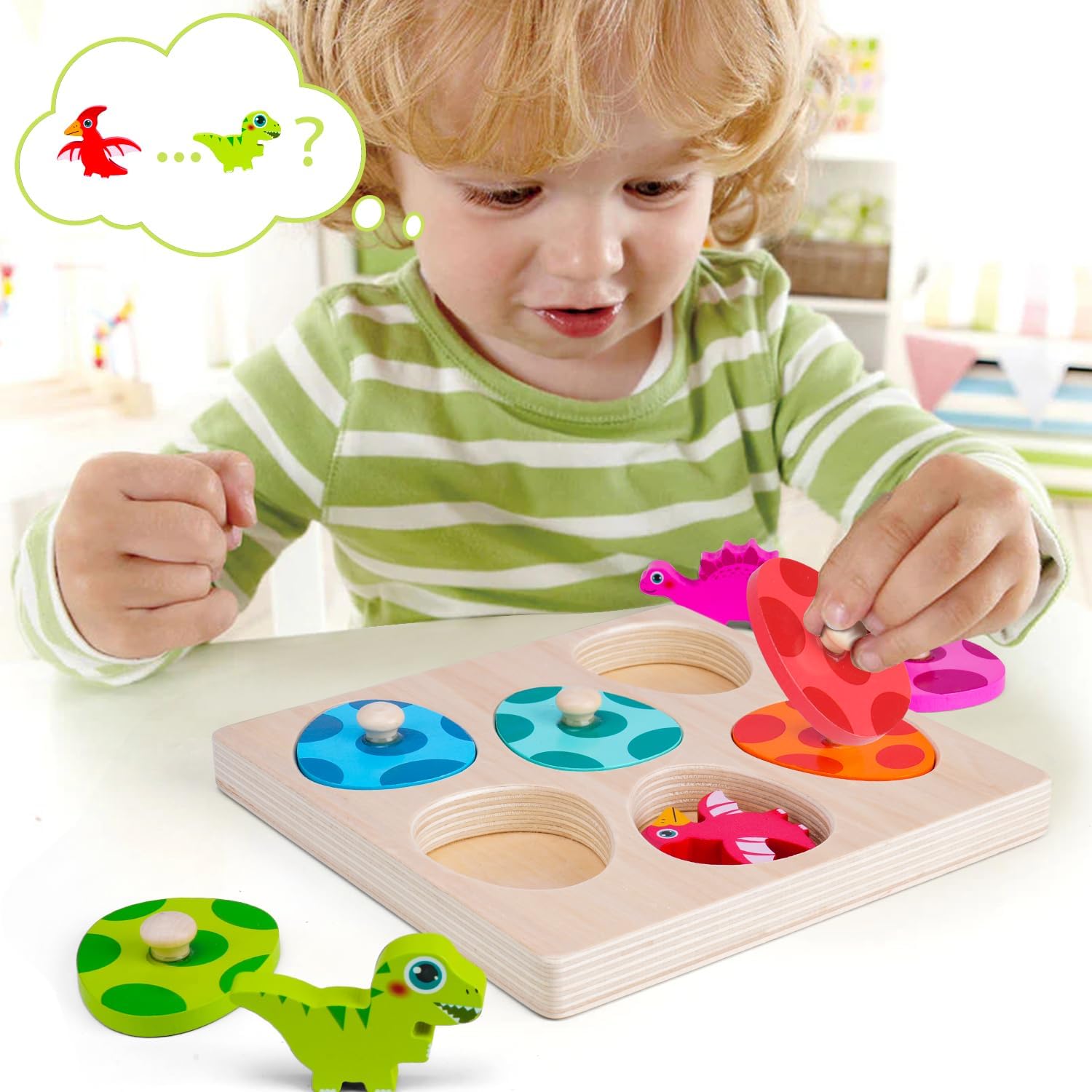 Wooden Dinosaur Jigsaw Puzzle  - مراجعة Woodworking Jigsaw وسعره